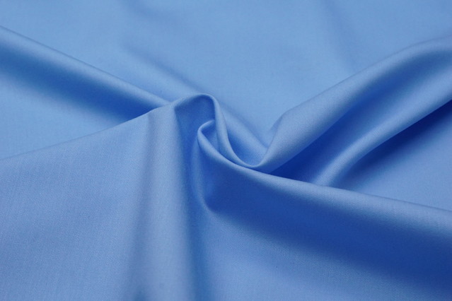 Tissu sergé polyester/bambou bleu clair pour uniforme HLWO21083